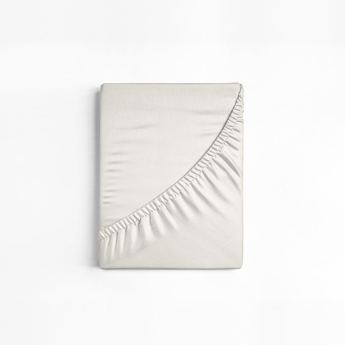 Cotton Fitted Sheet, Cream — 180 × 200 cm