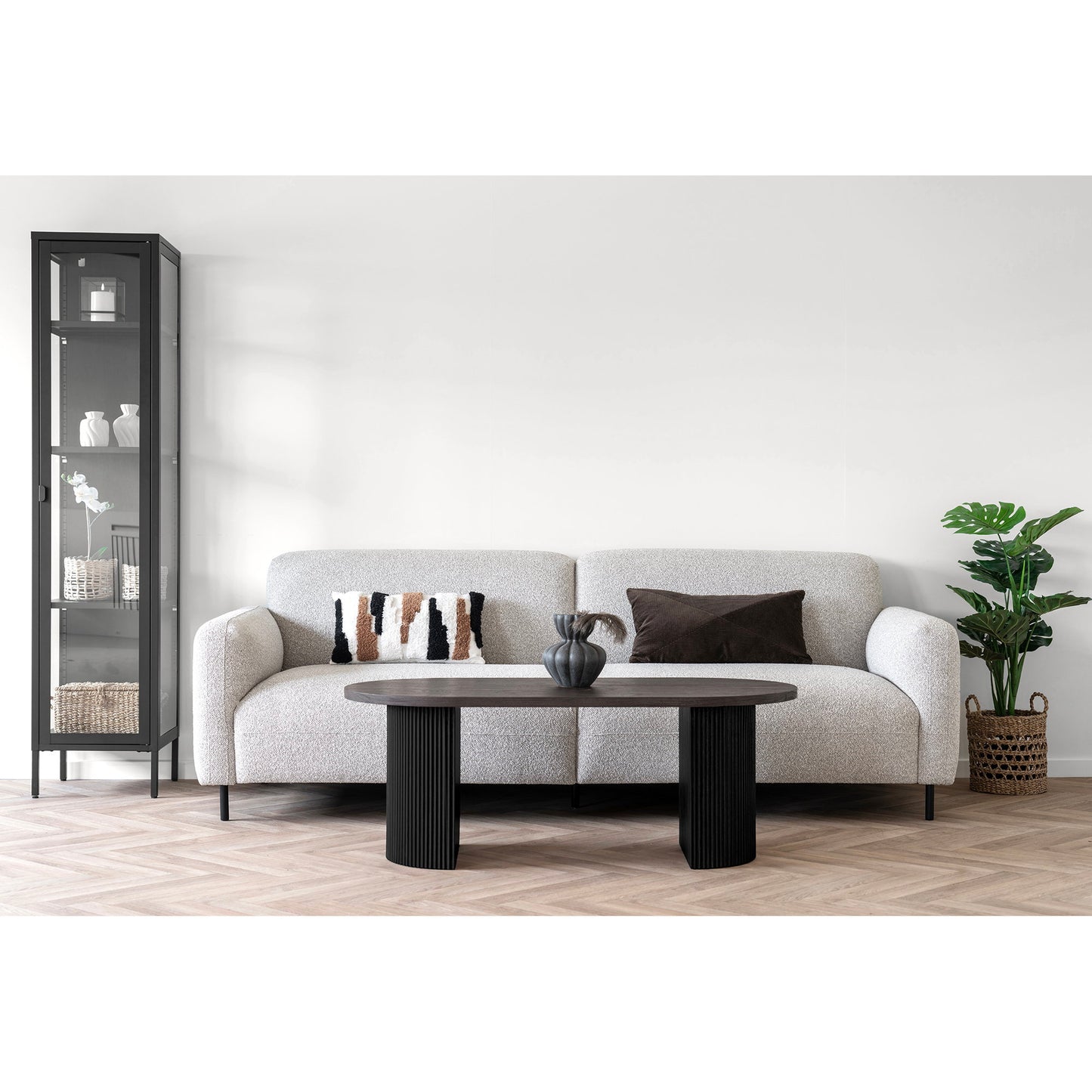 Boavista Dark Brown Coffee Table — 120 × 60 × 45 cm