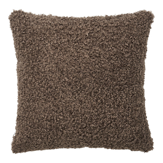 Almofada Tavira em Bouclé Cinzento-Escuro — 45 × 45 cm