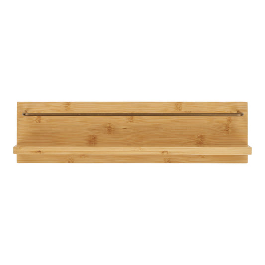 Prateleira de Parede Ember em Bambu Natural, 45 cm