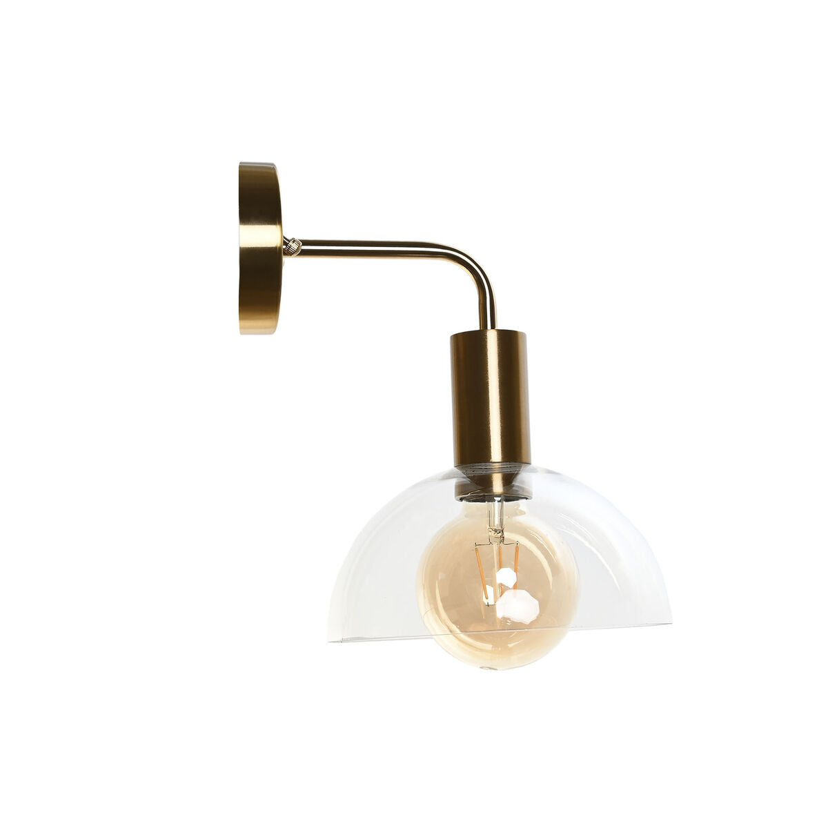 Wall Lamp DKD Home Decor Golden Metal Crystal 50 W Modern 220 V 20 x 25 x 28 cm-4