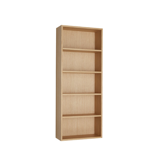 Prateleira de Parede Kappu em Carvalho, Natural — 40 × 15 × 100 cm