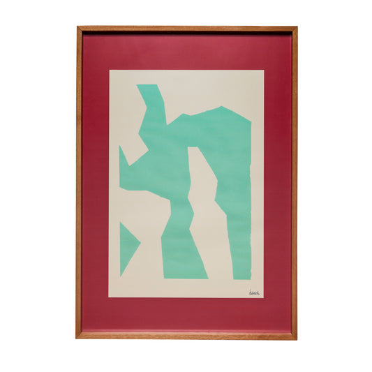 Moldura Studio em Carvalho com Impressão Artística, Natural — 70 × 100 cm