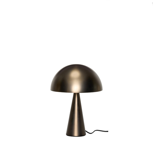 Candeeiro de Mesa Mush Mini em Ferro, Latão Brunido — Ø 25 × 34 cm