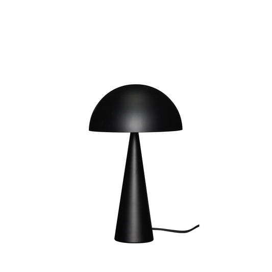 Candeeiro de Mesa Mush Alto em Ferro, Preto Mate — Ø 30 × 50 cm