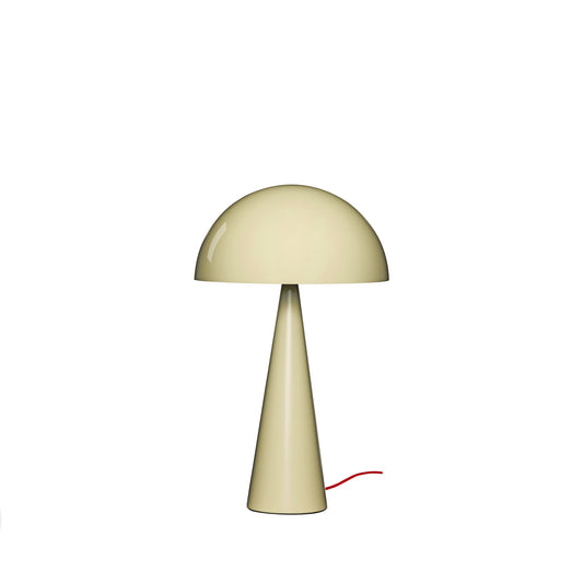 Candeeiro de Mesa Mush Alto em Ferro, Areia — Ø 30 × 50 cm