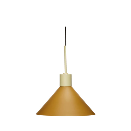 Crayon Iron Pendant Lamp, Amber — Ø 35 × 38 cm