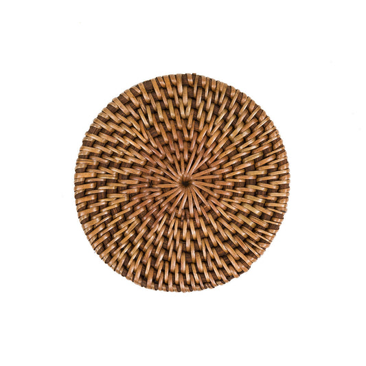 Porta-copos Colonial Rattan — detalhe