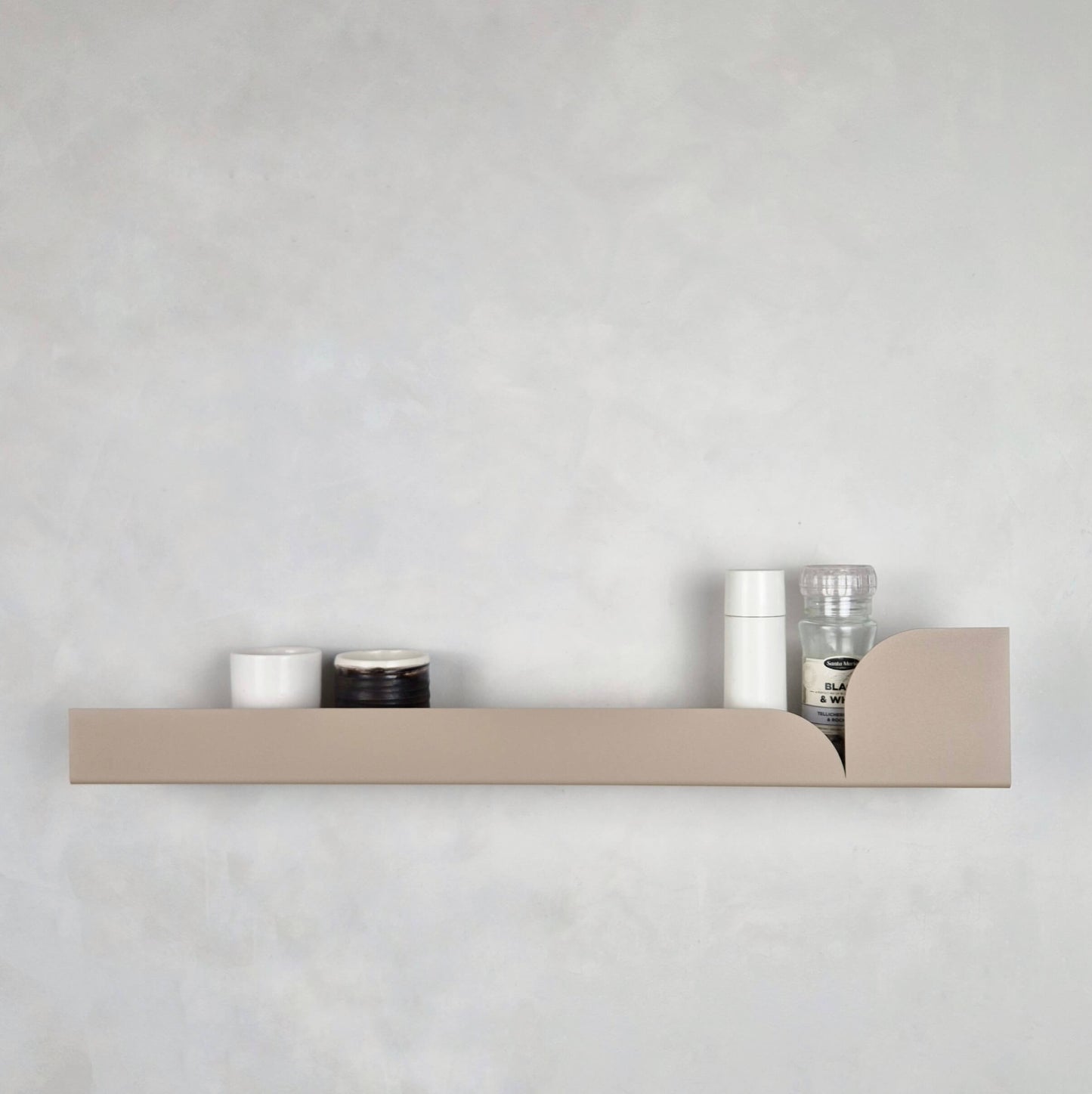 Estantería de pared metálica Torino grande – repisa flotante 60 cm-4