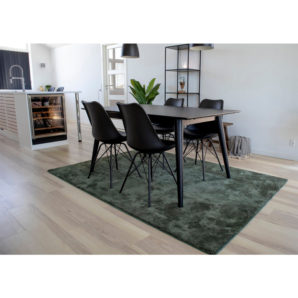 Cadeira de Jantar Oslo em Couro Sintético Preto