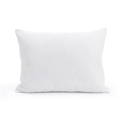 Almofada de Dormir Baixa com Malha Arejada, Branca — Conjunto de 2, 50 × 70 cm