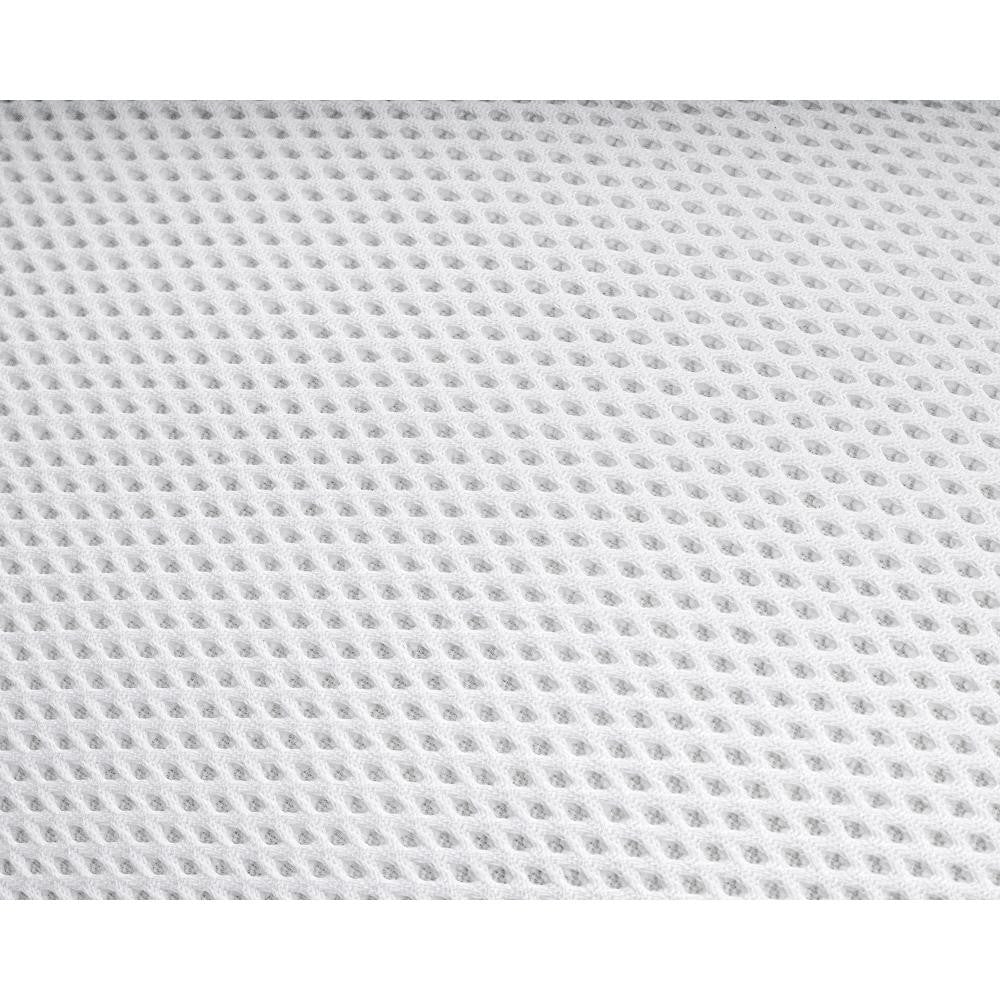 Low Sleeping Pillow with Ventilated Mesh, White — 50 × 70 cm