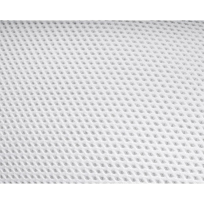 Almofada de Dormir Baixa com Malha Arejada, Branca — Conjunto de 2, 50 × 70 cm
