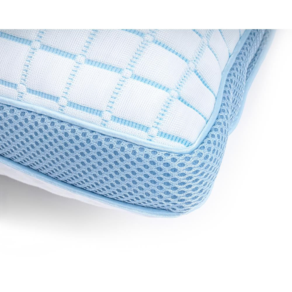 Almofada de Dormir Fresca Média, Fibra — Conjunto de 2, 50 × 70 cm