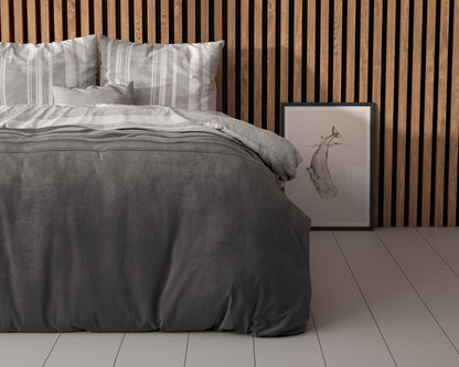 Capa de Edredão Moon Lights em Micropercal Cinzento, 200 × 220 cm
