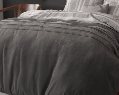 Capa de Edredão Moon Lights em Micropercal Cinzento, 240 × 220 cm