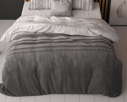 Capa de Edredão Moon Lights em Micropercal Cinzento, 240 × 220 cm