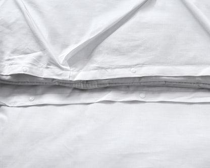 Capa de Edredão Salvador em Algodão Branco com Pintuck, 240 × 220 cm