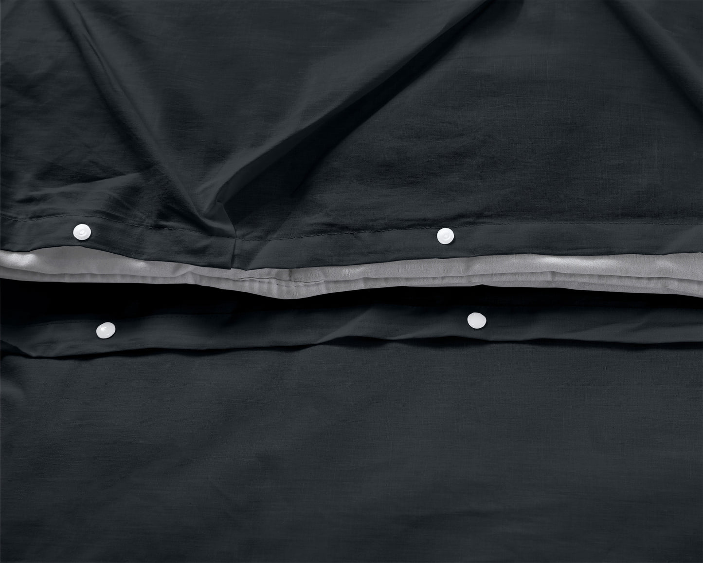 Capa de Edredão Salvador em Algodão Preto com Pintuck, 200 × 220 cm