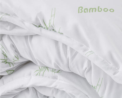 Edredão Bali Toque de Bambu, Branco — 140 × 200 cm