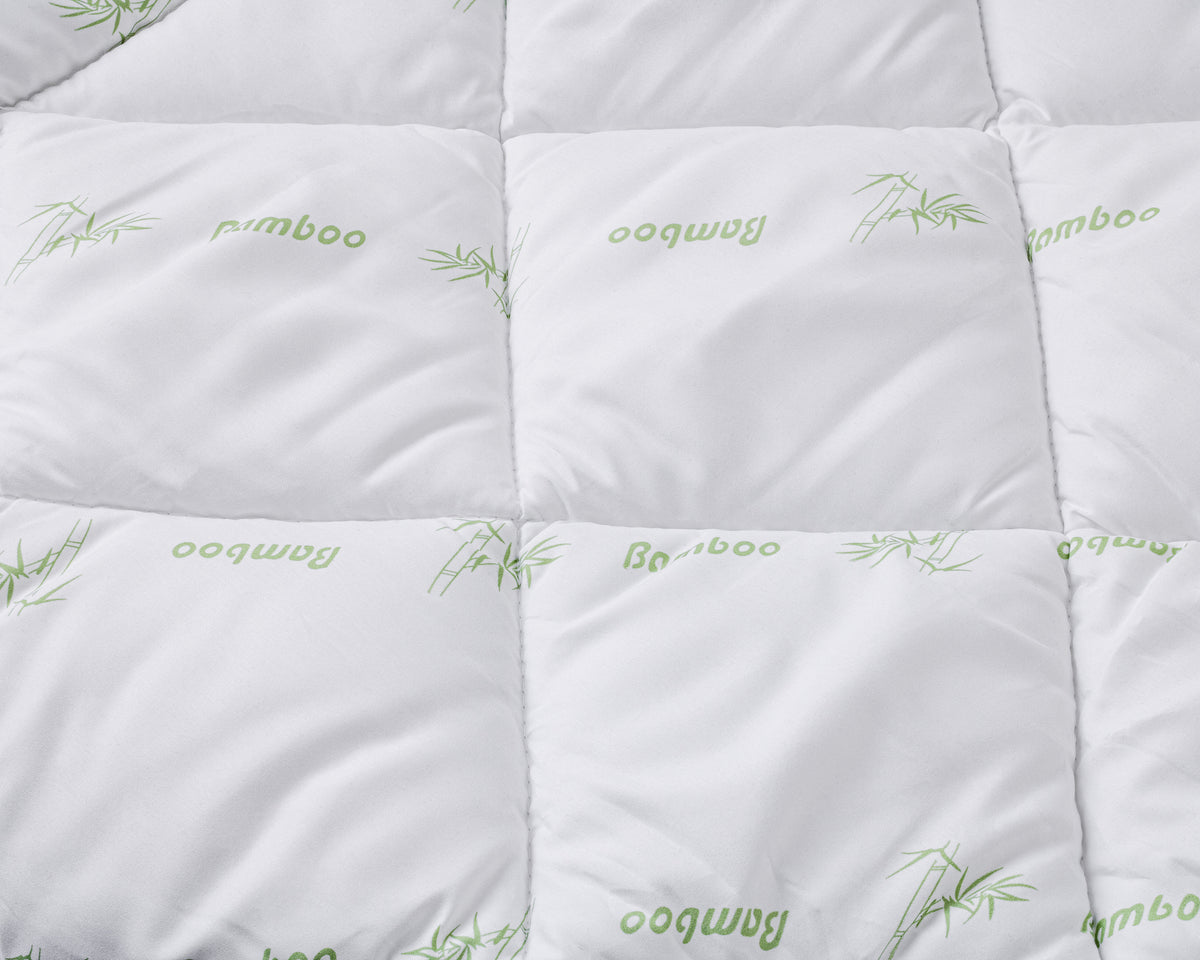 Edredão Bali Toque de Bambu, Branco — 140 × 200 cm