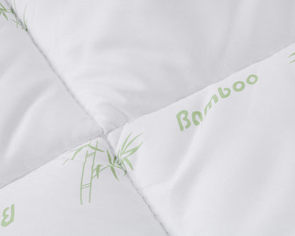 Edredão Bali Toque de Bambu, Branco — 140 × 200 cm