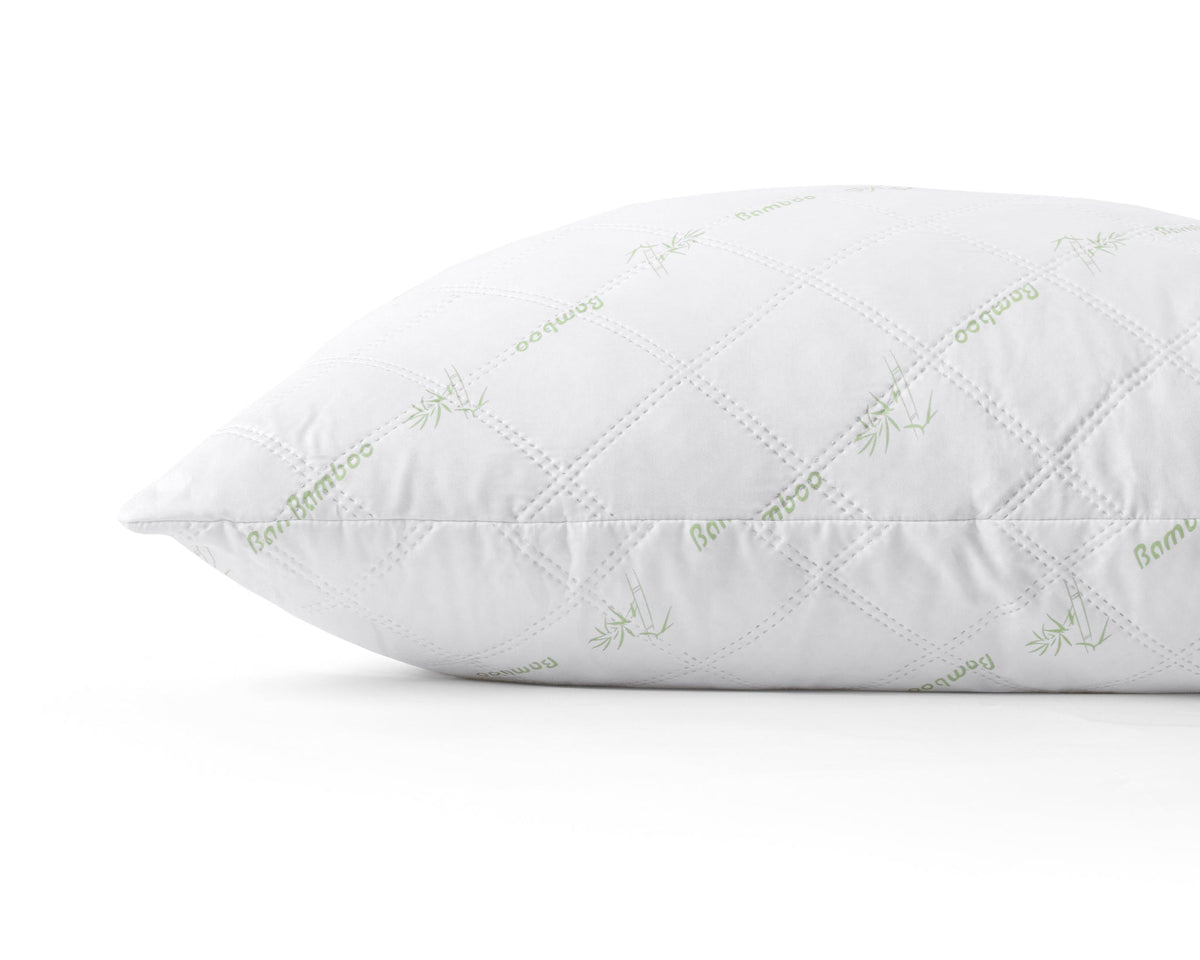 Almofada de Dormir Toque de Bambu, Branca — Pack de 2, 60 × 70 cm