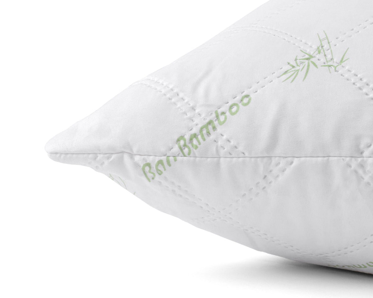 Almofada de Dormir Toque de Bambu, Branca — Pack de 2, 60 × 70 cm