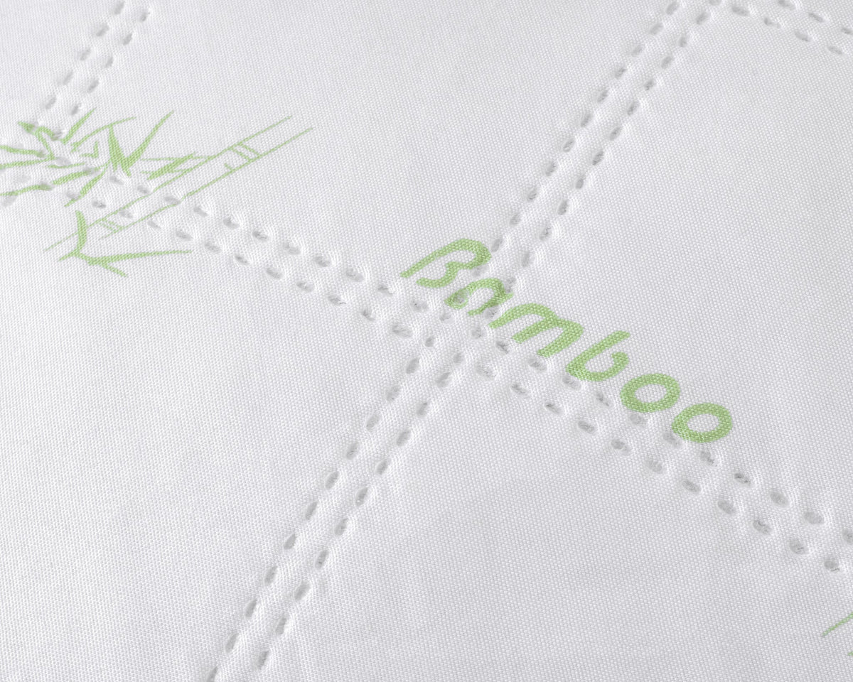 Almofada de Dormir Toque de Bambu, Branca — Pack de 2, 60 × 70 cm