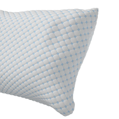 Almofada de Dormir Ajustável em Espuma Viscoelástica, Branca — Conjunto de 2, 50 × 70 cm