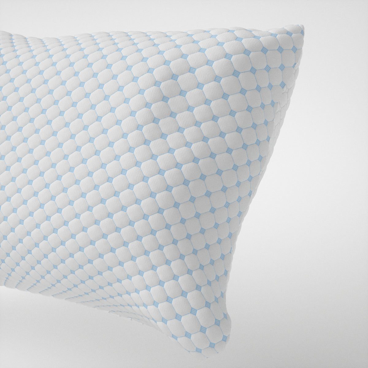 Adjustable Memory Foam Sleeping Pillow, White — 50 × 70 cm