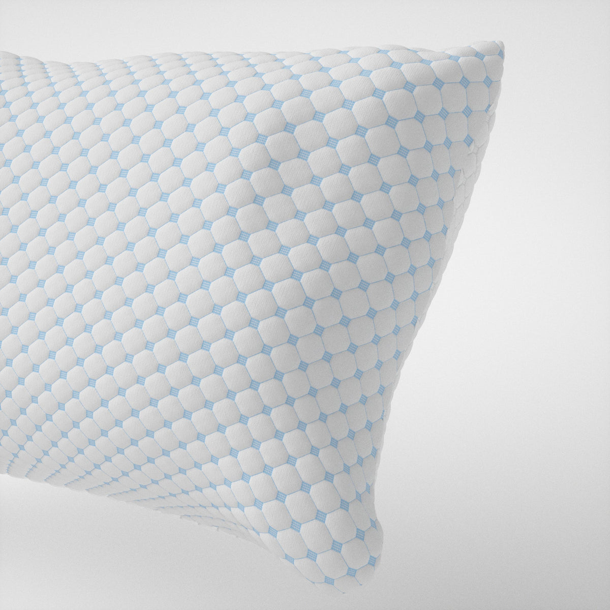 Almofada de Dormir Ajustável em Espuma Viscoelástica, Branca — Conjunto de 2, 50 × 70 cm