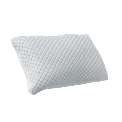 Almofada de Dormir Ajustável em Espuma Viscoelástica, Branca — Conjunto de 2, 50 × 70 cm