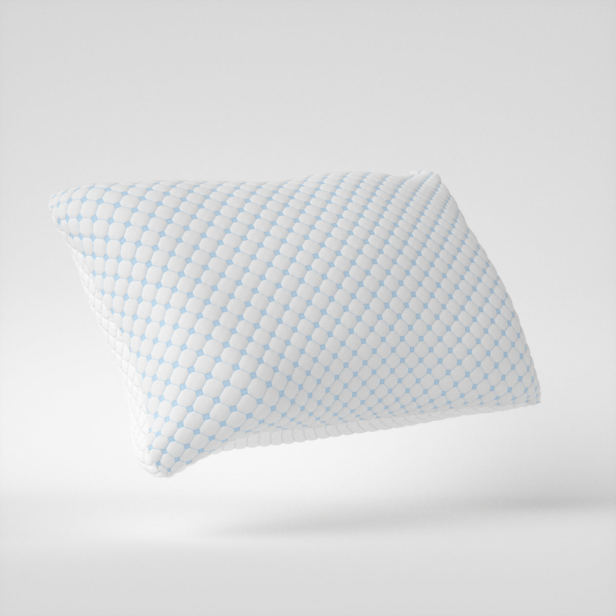 Adjustable Memory Foam Sleeping Pillow, White — 50 × 70 cm