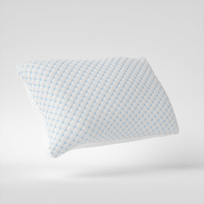 Adjustable Memory Foam Sleeping Pillow, White — 50 × 70 cm