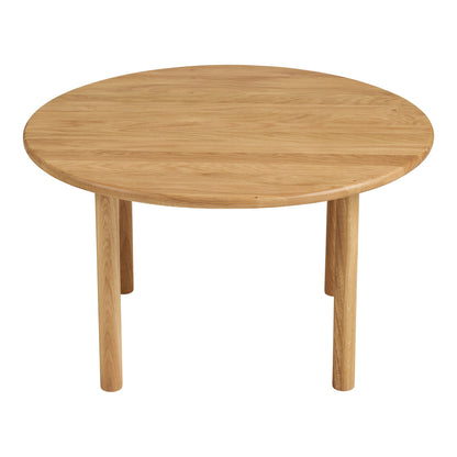 Jena Coffee Table in Natural Oak — Ø 70 × 40 cm