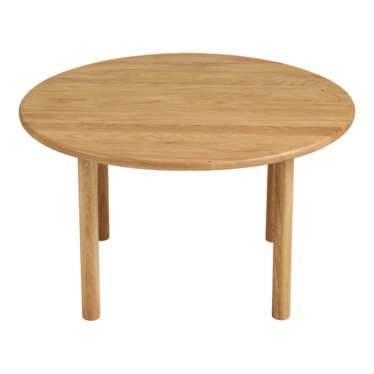 Mesa de Centro Jena em Carvalho Natural — Ø 70 × 40 cm