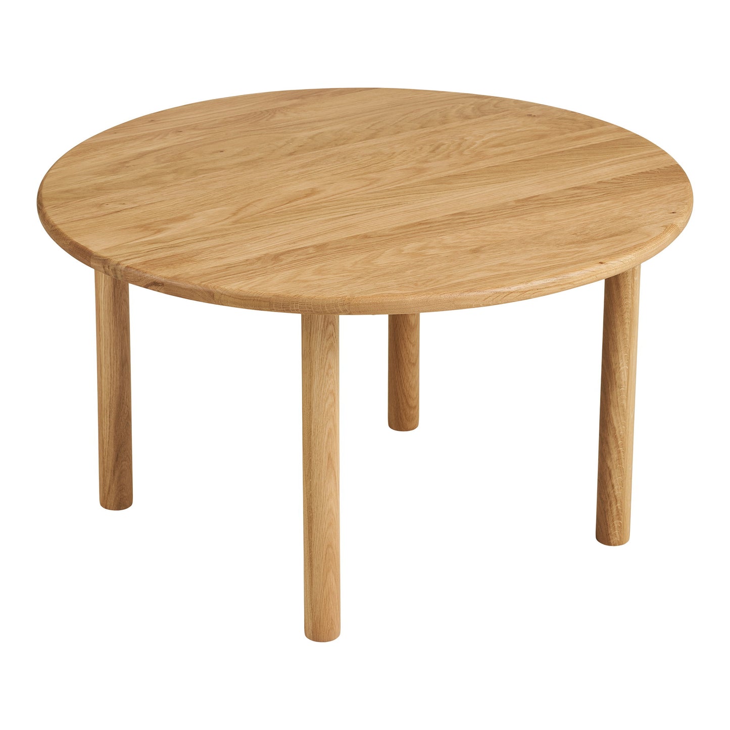 Jena Coffee Table in Natural Oak — Ø 70 × 40 cm