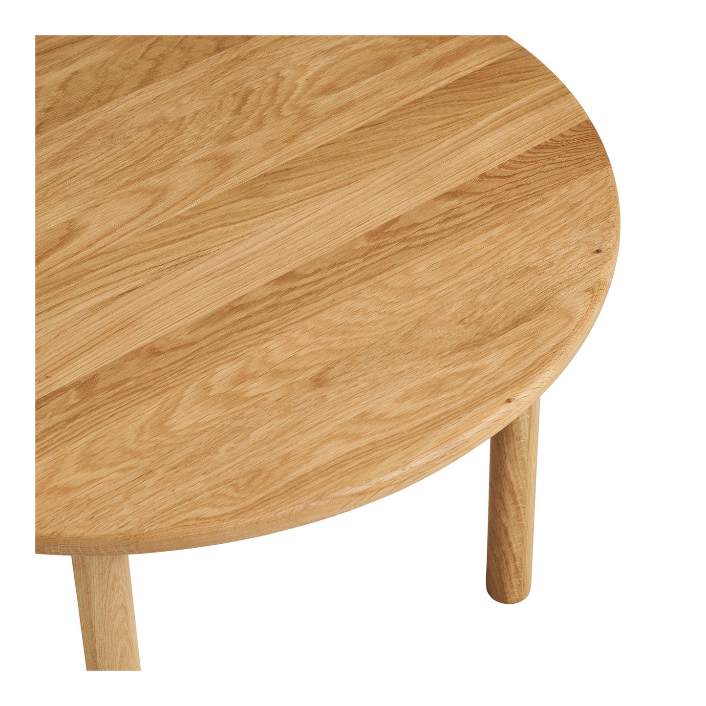 Jena Coffee Table in Natural Oak — Ø 70 × 40 cm