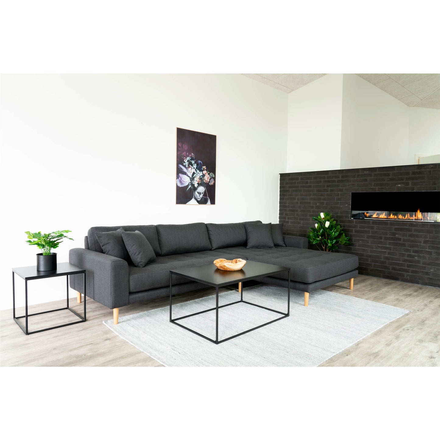 Mesa de Centro Vita Preta, 90 × 60 × 45 cm
