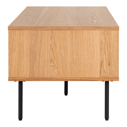 Kyoto Oak Coffee Table with 2 Drawers — 100 × 50 × 45 cm