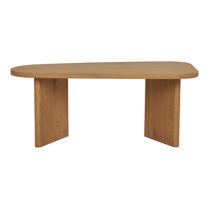 Mesa de Centro Melo em Madeira Natural, 100 × 50 × 41 cm