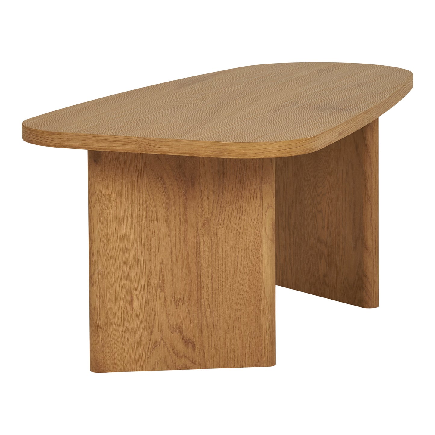Mesa de Centro Melo em Madeira Natural, 100 × 50 × 41 cm