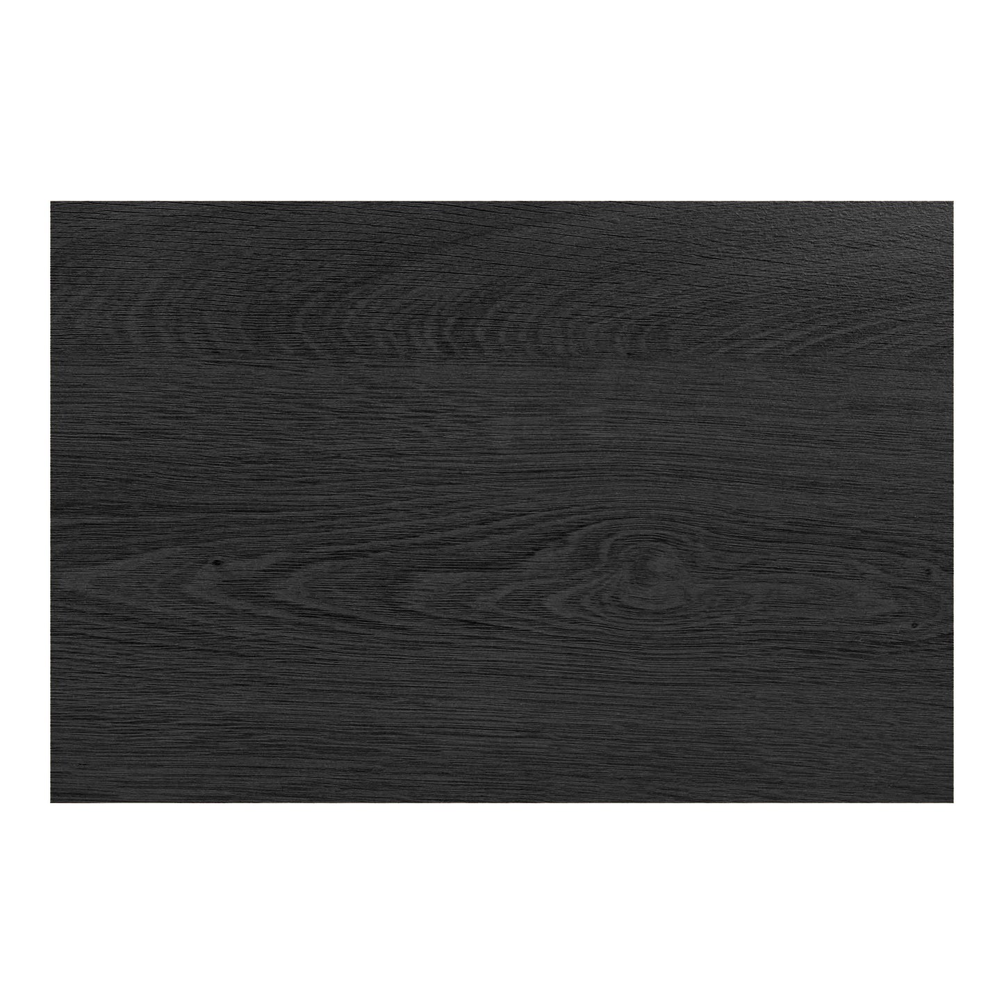 Nikko Curved Slatted Two-Door Side Table, Black — 45 × 40 × 50.5 cm
