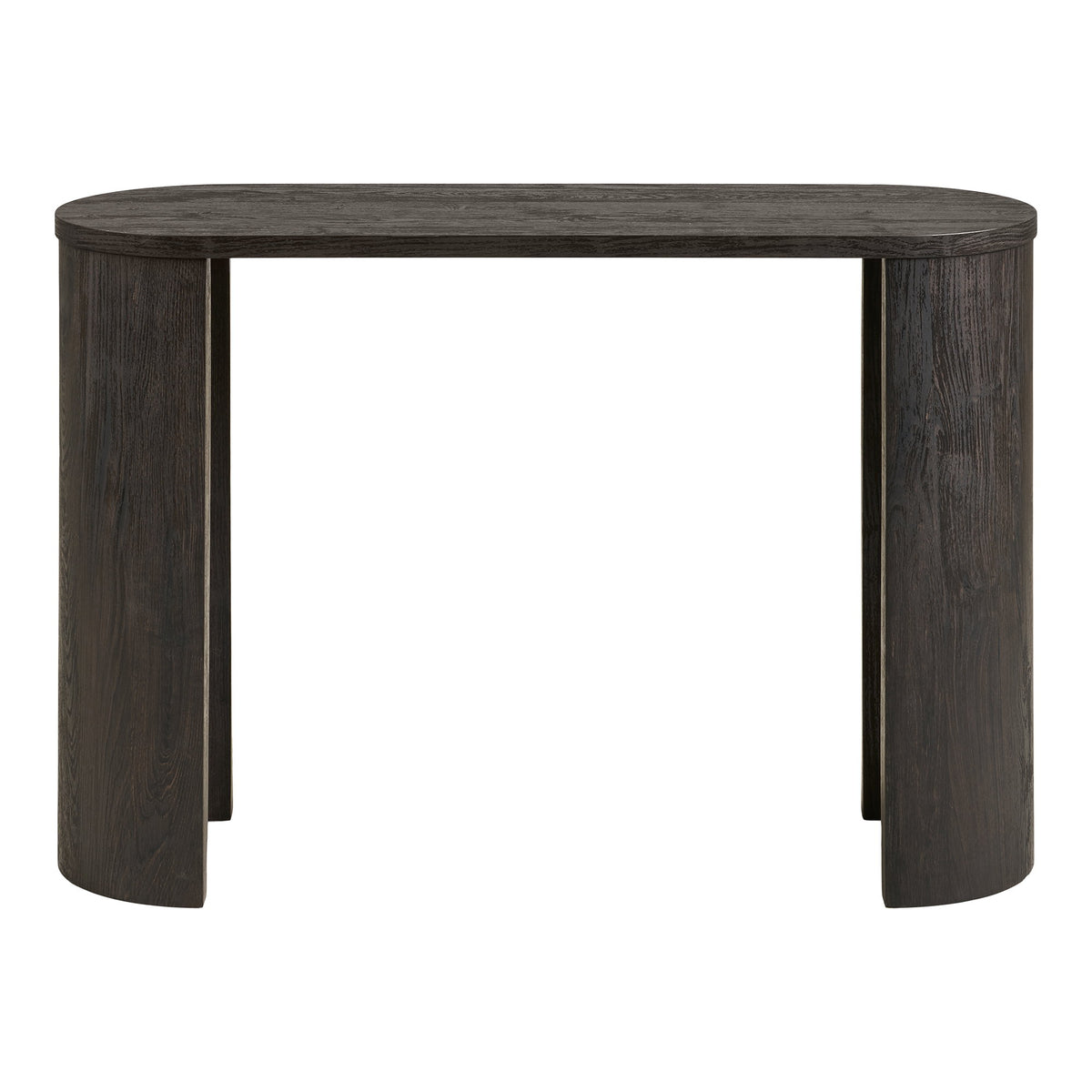 Consola Bibione em MDF, Castanho-Escuro — 114 × 38 × 75 cm