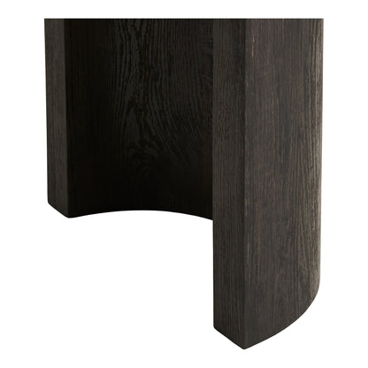 Consola Bibione em MDF, Castanho-Escuro — 114 × 38 × 75 cm