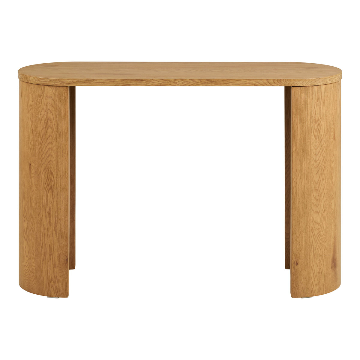 Consola Bibione em MDF, Natural — 114 × 38 × 75 cm
