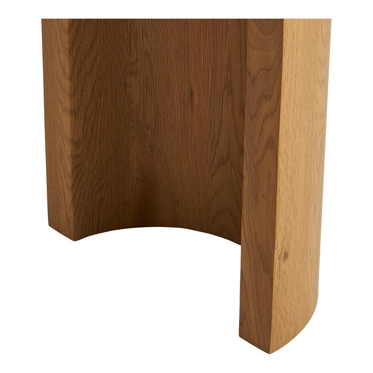 Consola Bibione em MDF, Natural — 114 × 38 × 75 cm