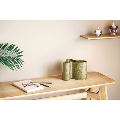 Rennes Console in Natural Oak — 100 × 35 × 81 cm