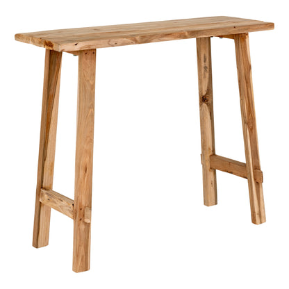 Consola Girona em Teca Natural — 90 × 30 × 80 cm
